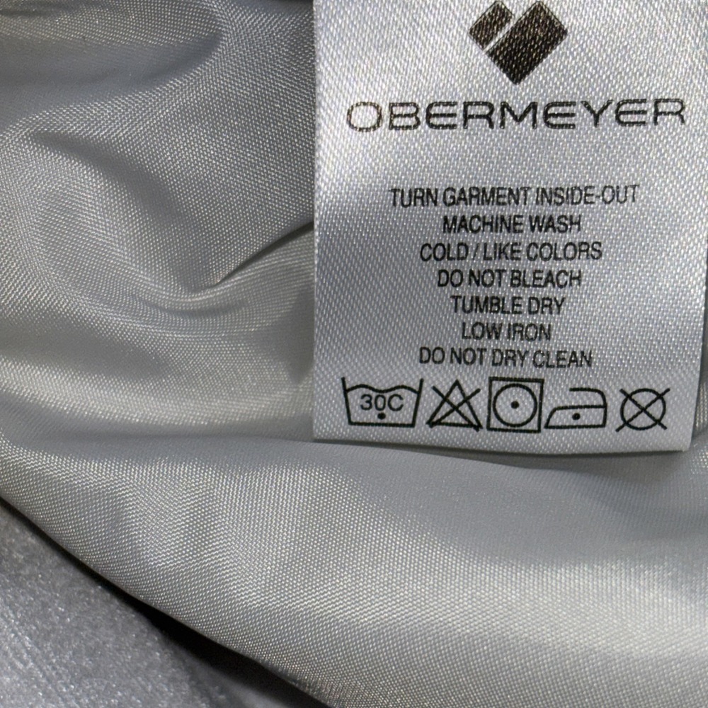 Obeymeyer Girl Teen White Brooke Ski Snow Pants Large 14/16 Style 35030... - Picture 7 of 8